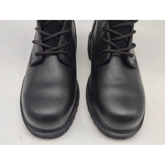 Sears Vintage Steel Toe Oil Resistant Work Boots Black Leather Lace Up Men 8.5 M main image 7